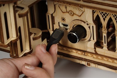 ROKR Puzzle 3D Maquette en Bois a Construire Instruments de Musique