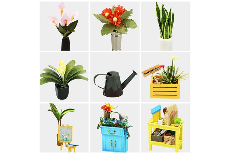 Maison de poupée Cathy's Flower House