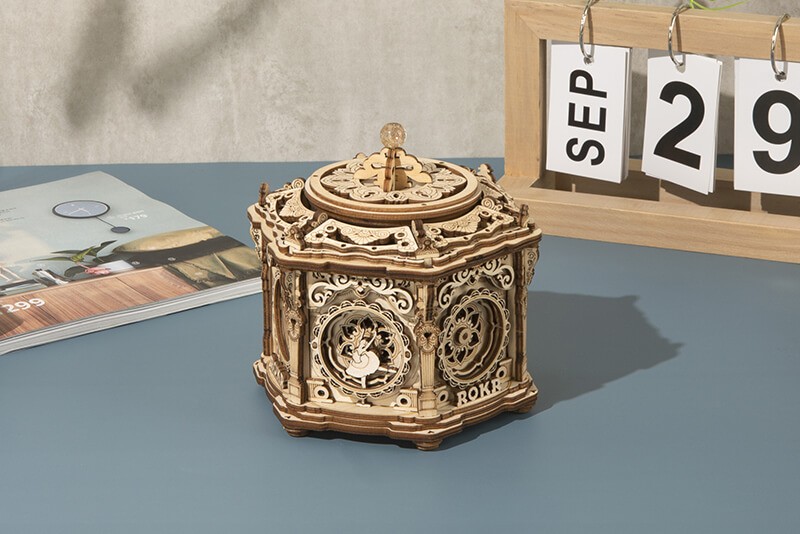 Boîte jardin secret musicale