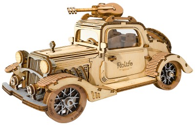 Puzzle 3D publicitaire en bois en forme de véhicules. Achat en gros