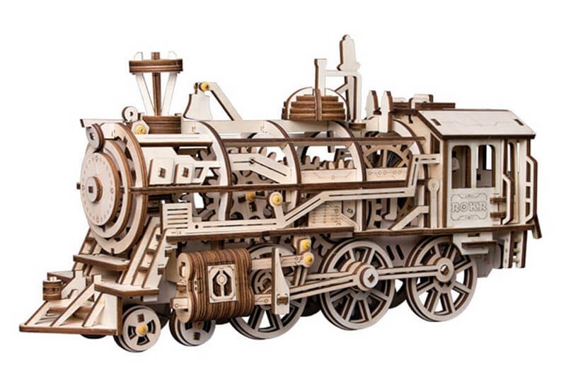 Puzzle 3D Locomotive Mécanique, Rokr