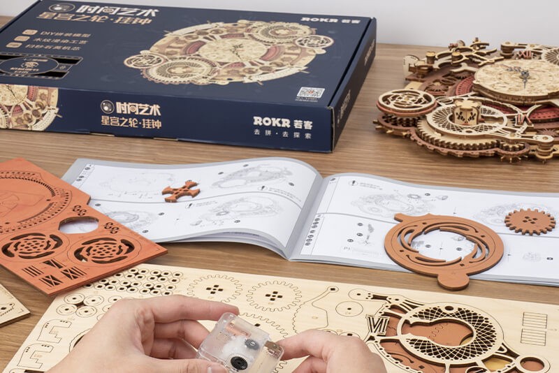 Puzzle 3D Horloge astrologique, Rokr