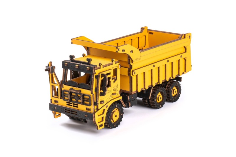 Puzzle Camion benne en bois