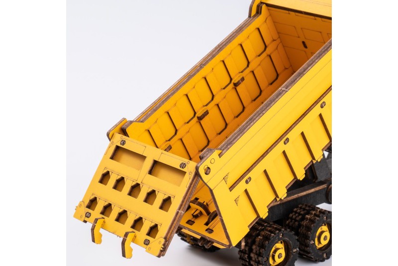 Puzzle Camion benne en bois