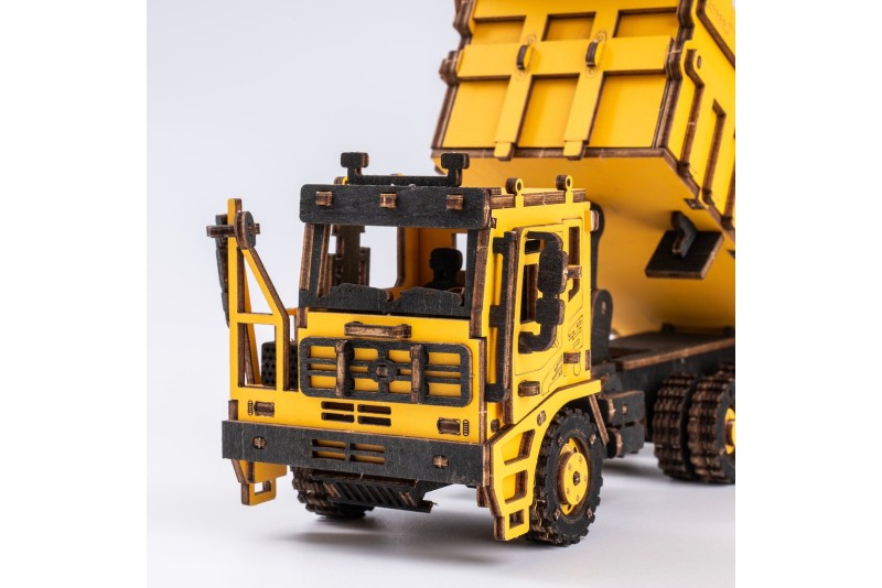 Puzzle Camion benne en bois