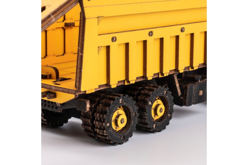 Puzzle Camion benne en bois