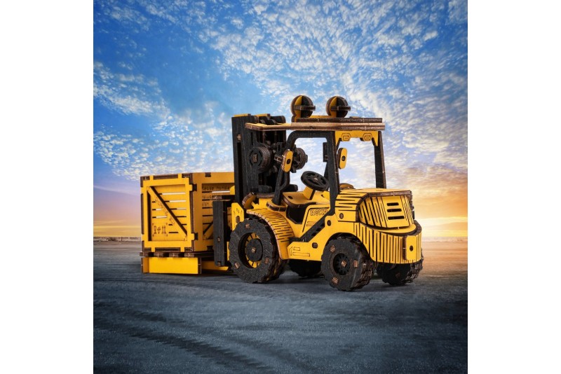 Puzzle Chariot Élévateur en bois