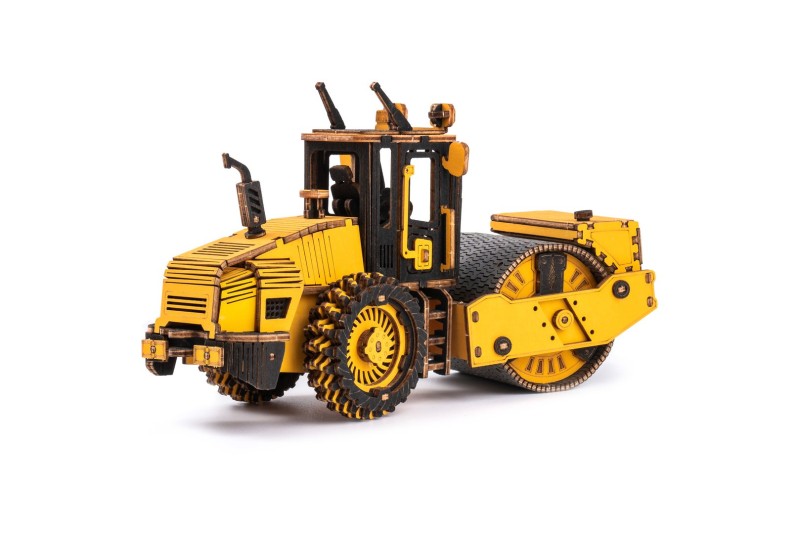 Puzzle Rouleau compresseur en bois