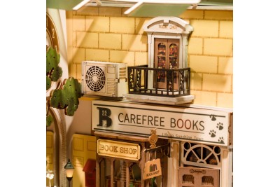 Façade de librairie miniature du Book Nook Sunshine Town TGB02