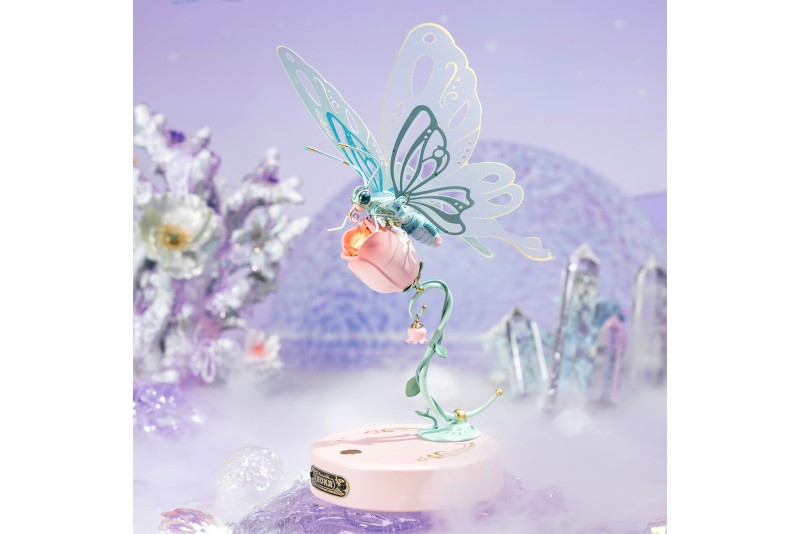 Papillon Mécanique Rose